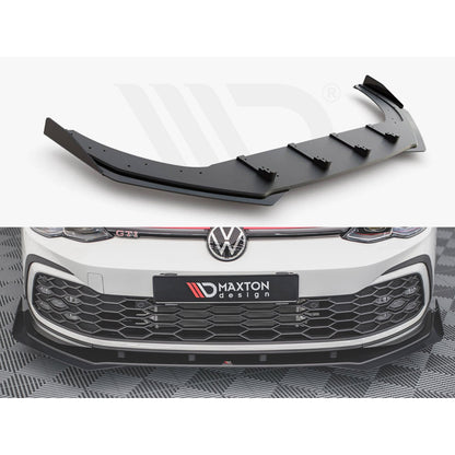 Maxton Design Street Pro Front Splitter + Flaps - VW Golf GTI Mk8