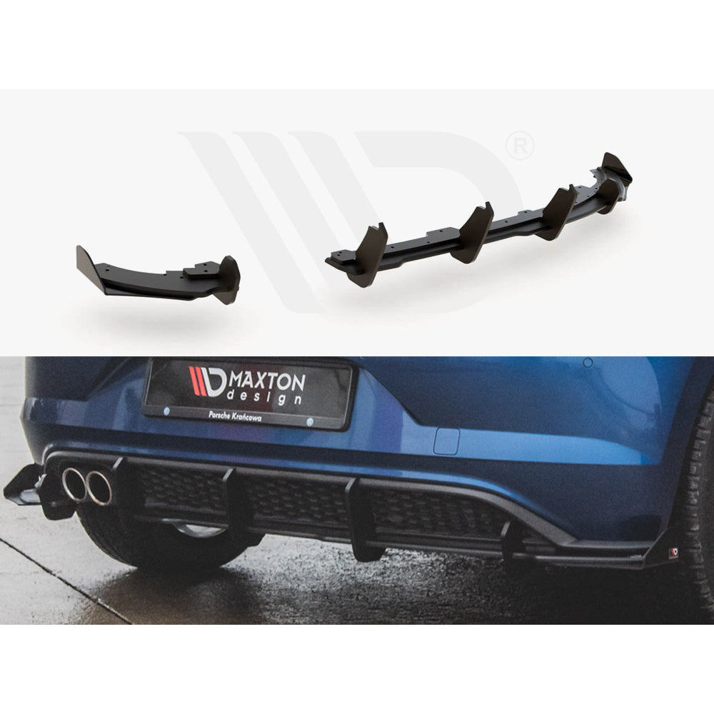 Maxton Design Street Pro Rear Diffuser + Flaps - VW Polo GTI Mk6 (AW)