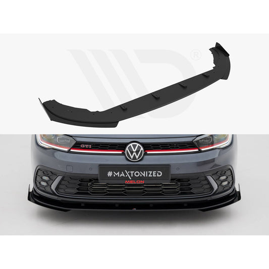 Maxton Design Street Pro Front Splitter + Flaps - VW Polo GTI Mk6.5 (BZ)