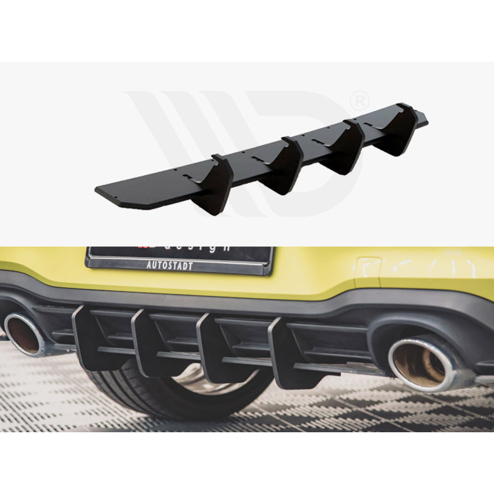 Maxton Design Street Pro Rear Diffuser V1 - VW Golf GTI Mk8 Clubsport