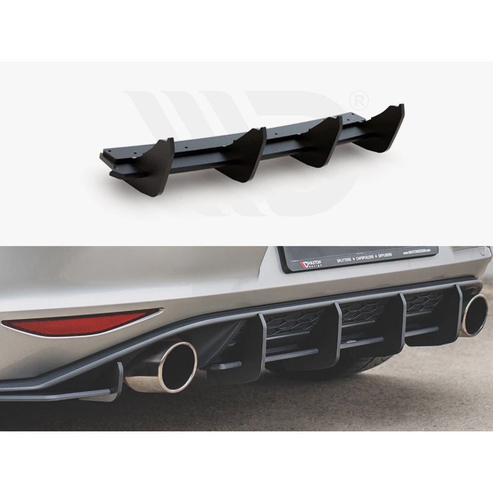 Maxton Design Street Pro Rear Diffuser V1 - VW Golf GTI Mk7