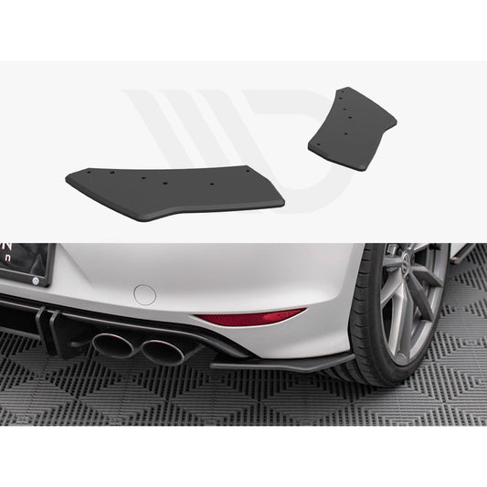 Maxton Design Street Pro Rear Side Splitters - VW Golf R Mk7