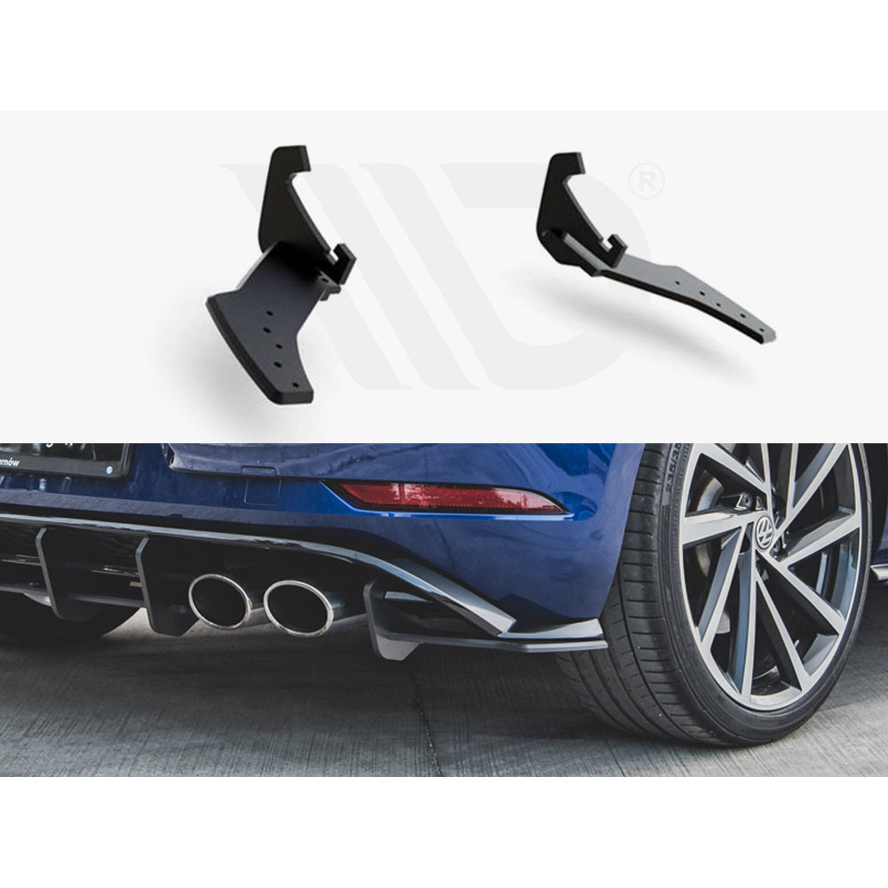 Maxton Design Street Pro Rear Side Splitters - VW Golf R Mk7.5