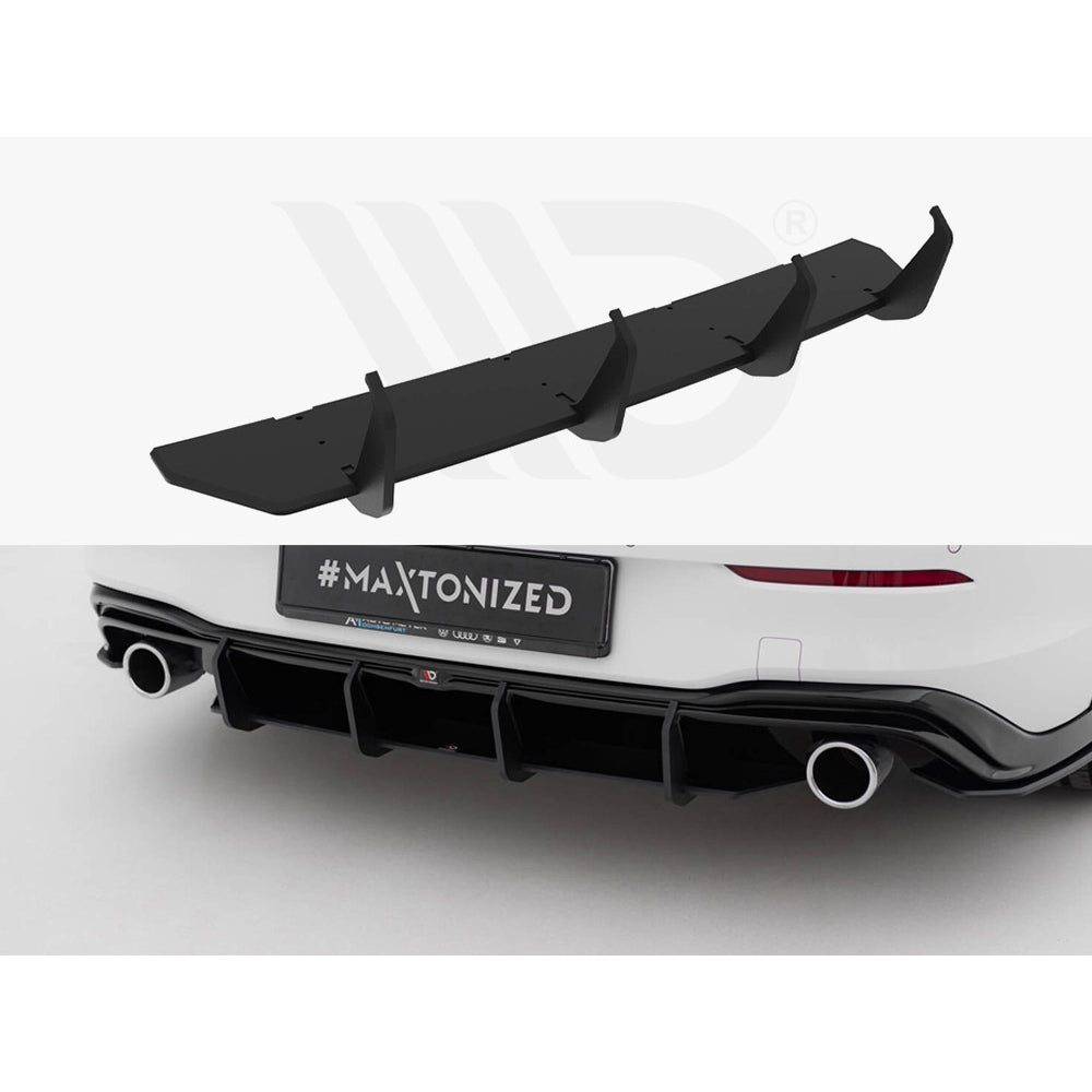 Maxton Design Street Pro Rear Diffuser V4 - VW Golf GTI Mk8