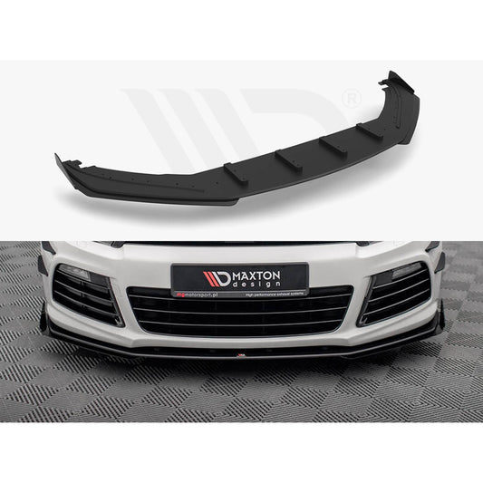 Maxton Design Street Pro Front Splitter + Flaps - VW Scirocco R