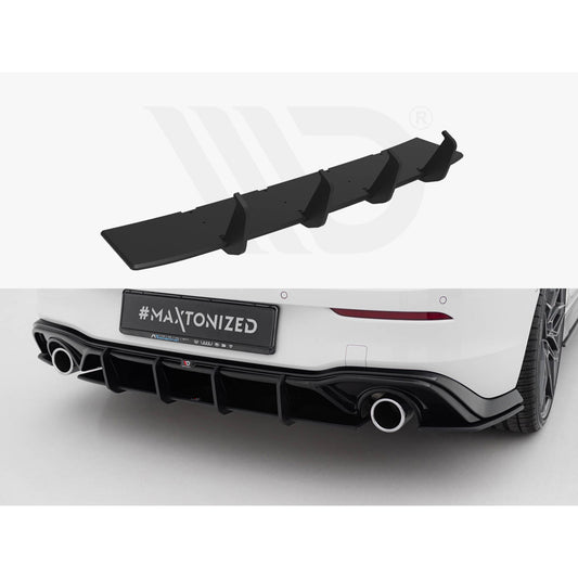 Maxton Design Street Pro Rear Diffuser V3 - VW Golf GTI Mk8