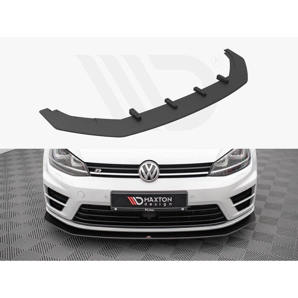 Maxton Design Street Pro Front Splitter V2 - VW Golf R Mk7