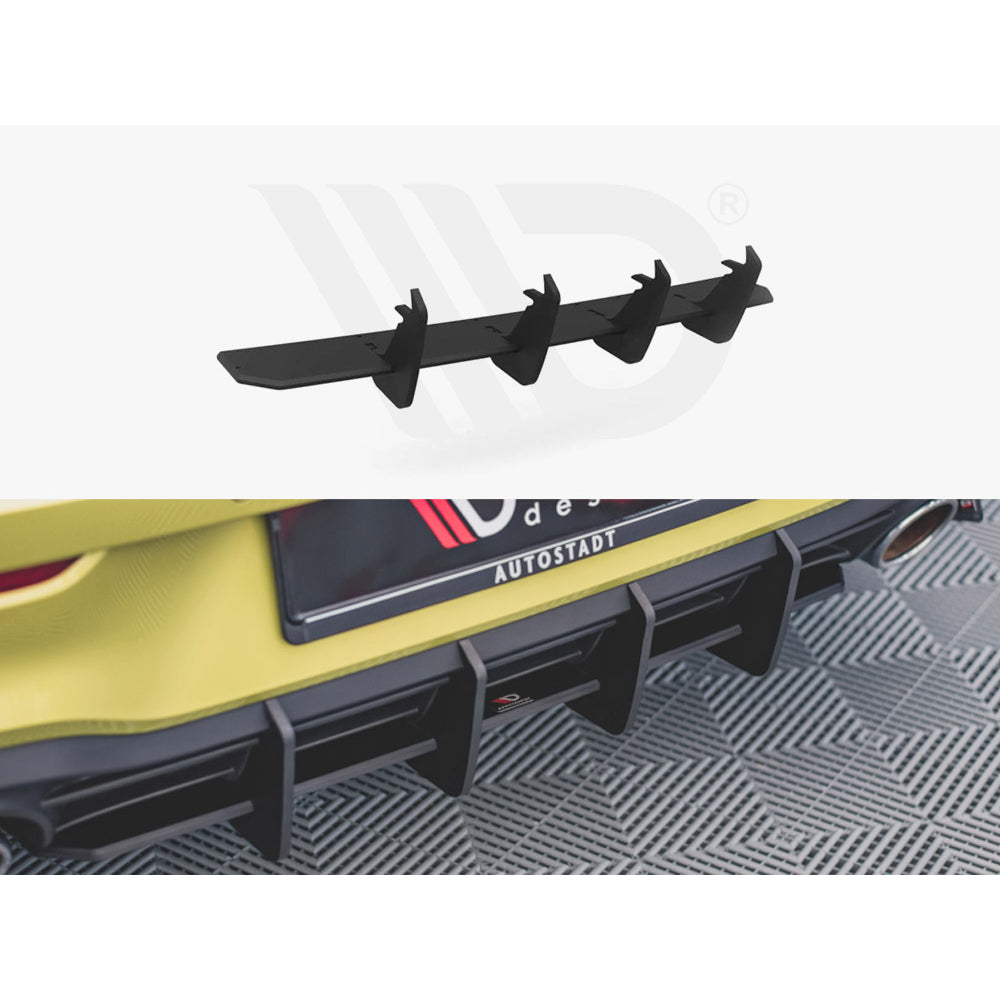 Maxton Design Street Pro Rear Diffuser V2 - VW Golf GTI Mk8 Clubsport