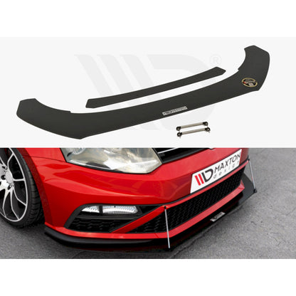 Maxton Design Racing Front Splitter V1 - VW Polo GTI Mk5 (6C)