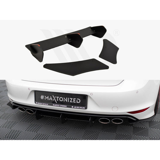 Maxton Design Racing Rear Diffuser - VW Golf R Mk7