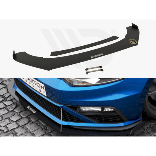 Maxton Design Racing Front Splitter V2 - VW Polo GTI Mk5 (6C)