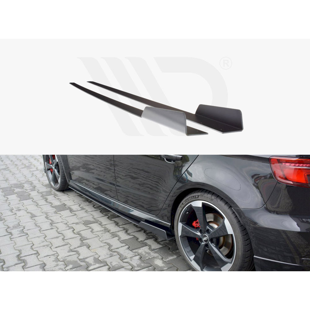 Maxton Design Racing Side Skirt Diffusers V2 - Audi RS3 8V.2 Sportback