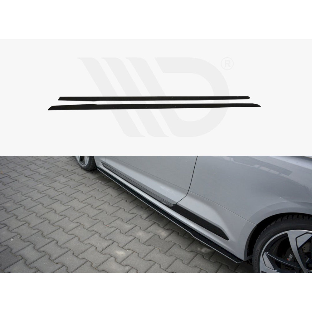 Diffuseurs de jupes latérales Maxton Design Racing - Audi RS5 F5 Coupé