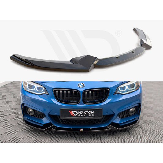 Maxton Design Street Plus Front Splitter V2 - BMW M235i/M240i F22/F23