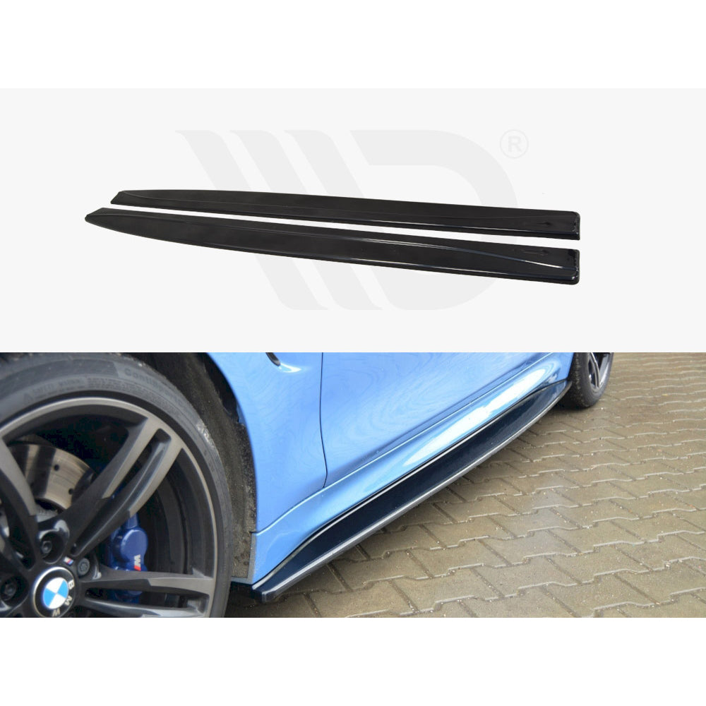 Maxton Design Street Plus Side Skirt Diffusers V1 - BMW M4 F82/F83