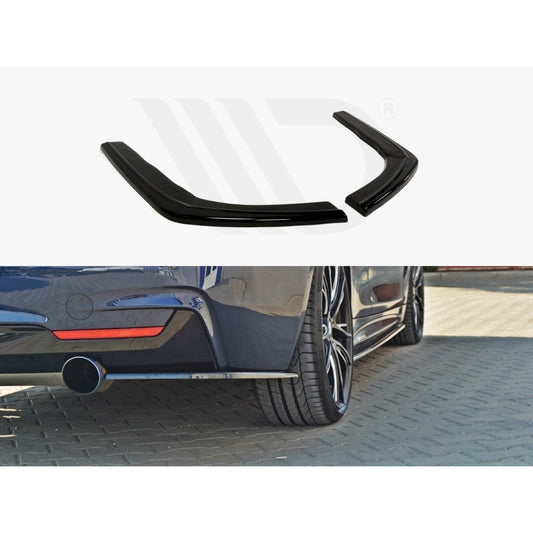 Maxton Design Street Plus Rear Side Splitters V1 - BMW 435i 440i F32/F36