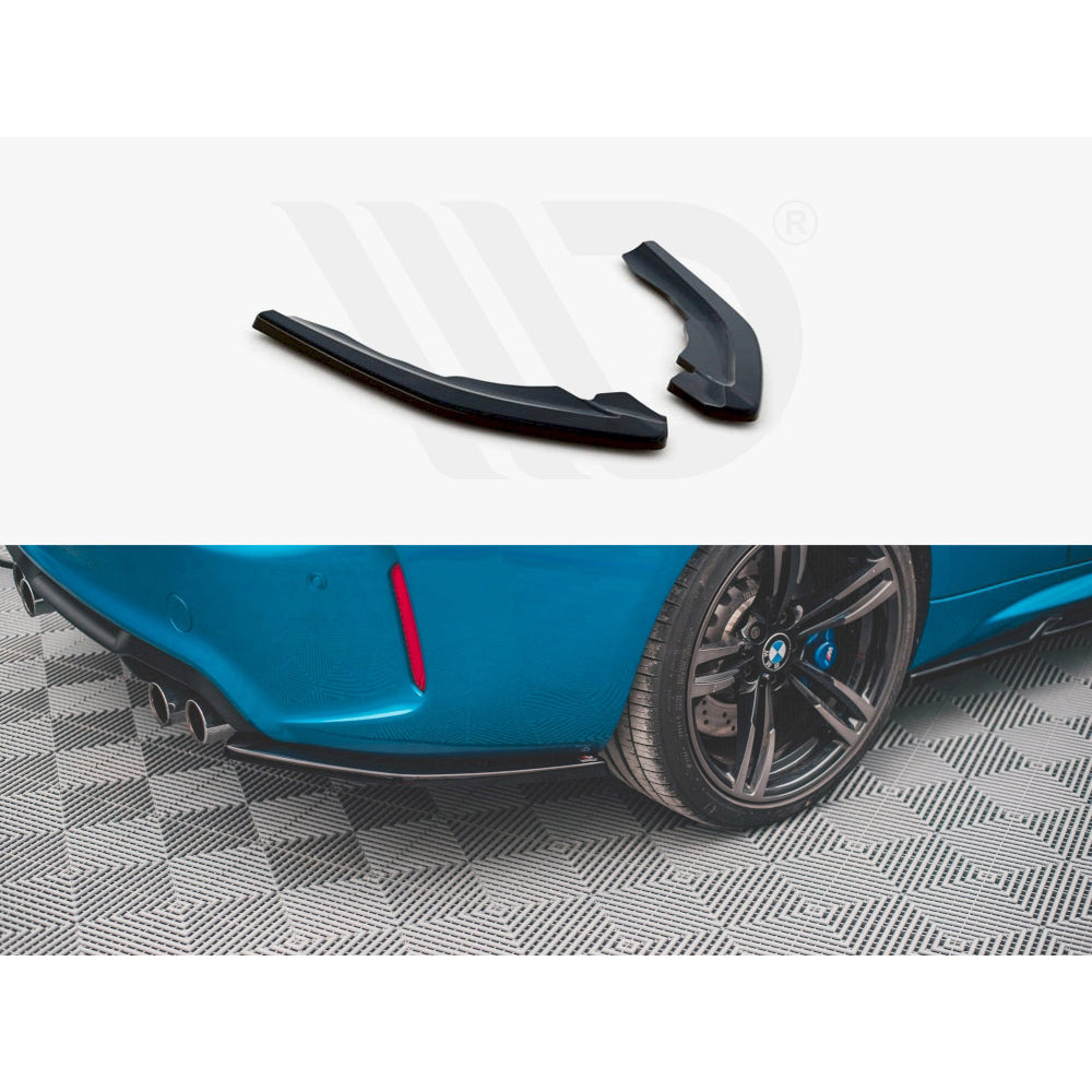 Maxton Design Street Plus Rear Side Splitters V2 - BMW M2 F87 (Inc. Competition)