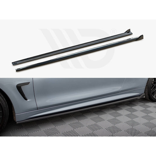 Maxton Design Street Plus Side Skirt Diffusers V2 - BMW 435i 440i F32/F33/F36