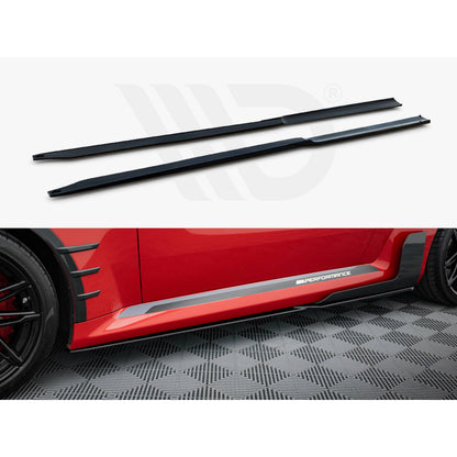 Maxton Design Street Plus Side Skirt Diffusers - BMW M2 G87 M-Performance