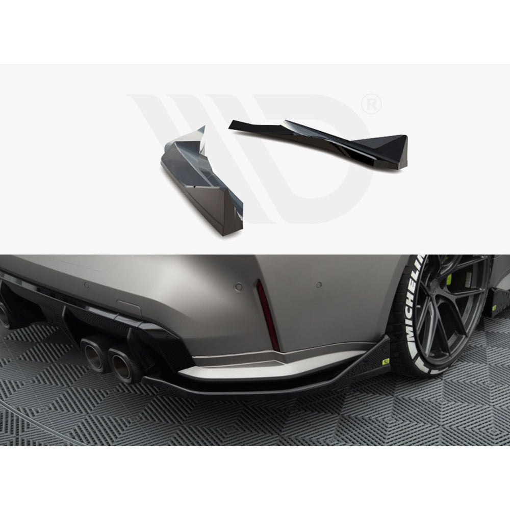 Maxton Design Street Plus Rear Side Splitters V3 - BMW M4 G82/G83