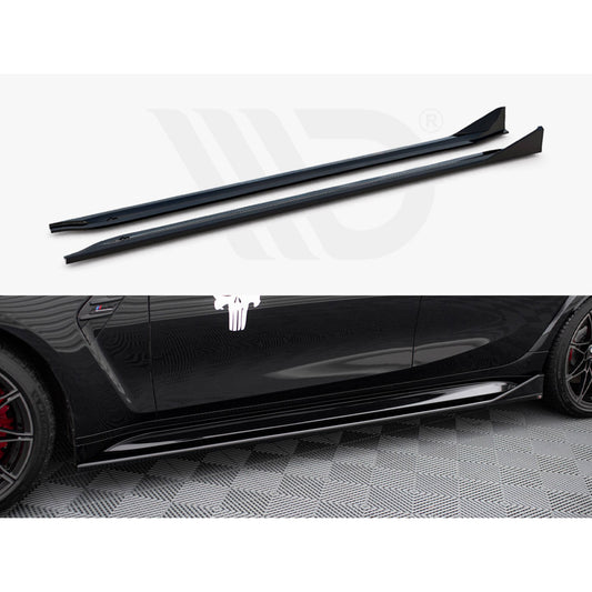 Maxton Design Street Plus Side Skirt Diffusers V3 - BMW M3 G80/G81