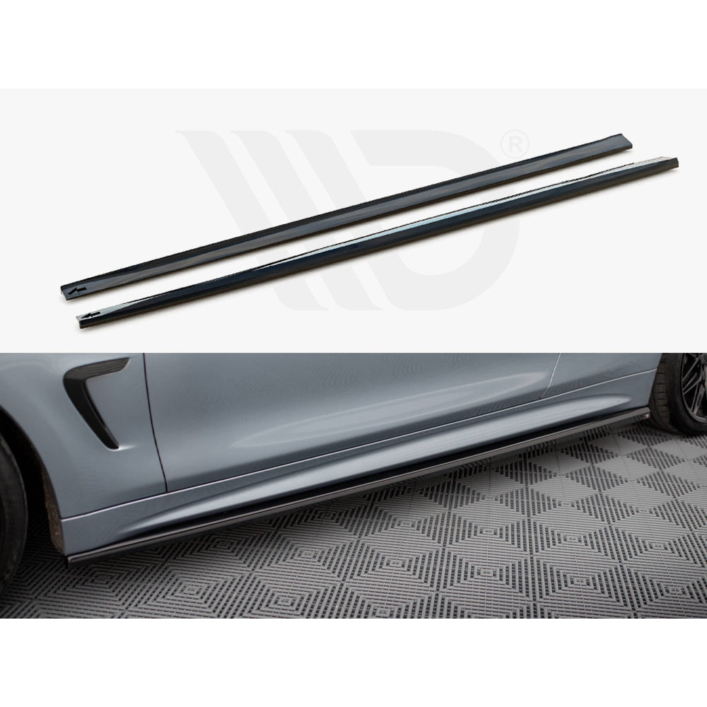 Maxton Design Street Plus Side Skirt Diffusers V3 - BMW 435i 440i F32/F33/F36