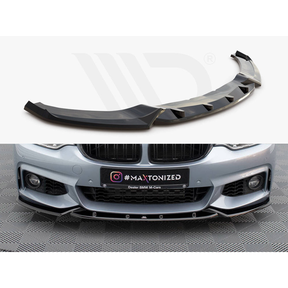 Maxton Design Street Plus Front Splitter V3 - BMW 435i 440i F32/F33/F36