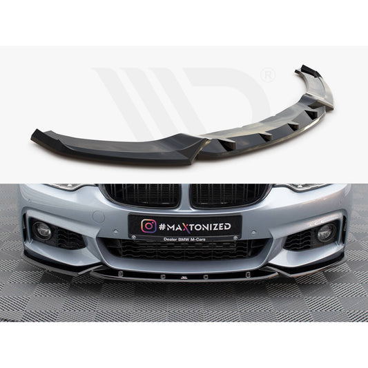 Maxton Design Street Plus Front Splitter V3 - BMW 435i 440i F32/F33/F36