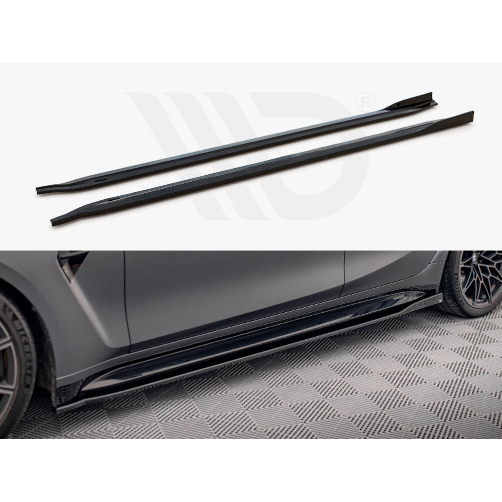 Maxton Design Street Plus Side Skirt Diffusers V2 - BMW M3 G80/G81