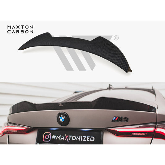 Maxton Design Carbon Fibre Spoiler Cap - BMW M4 G82