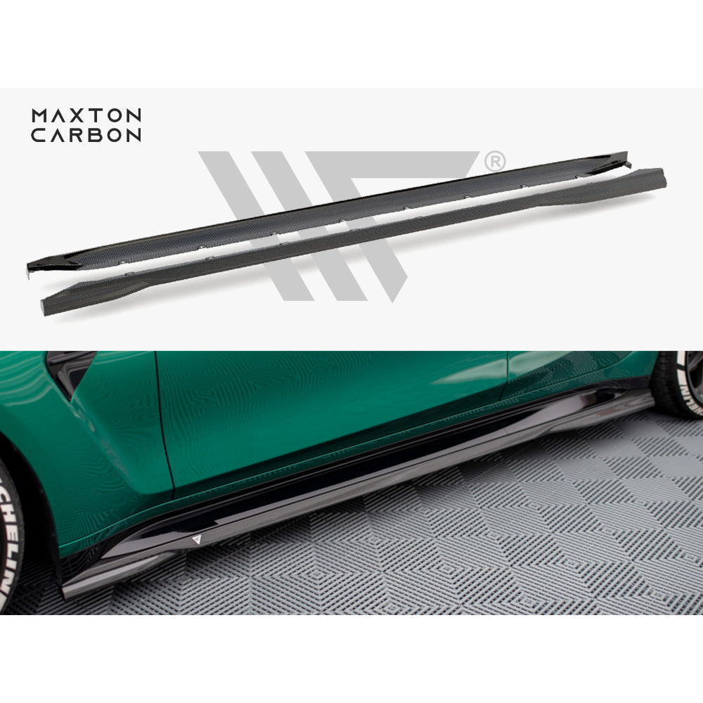 Maxton Design Carbon Fibre Side Skirts - BMW M3 G80/G81