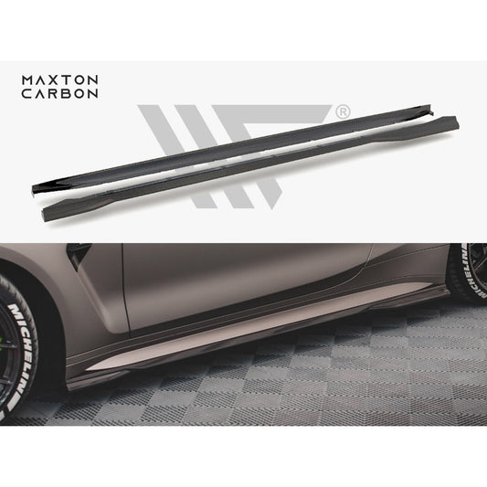 Maxton Design Carbon Fibre Side Skirts - BMW M4 G82/G83