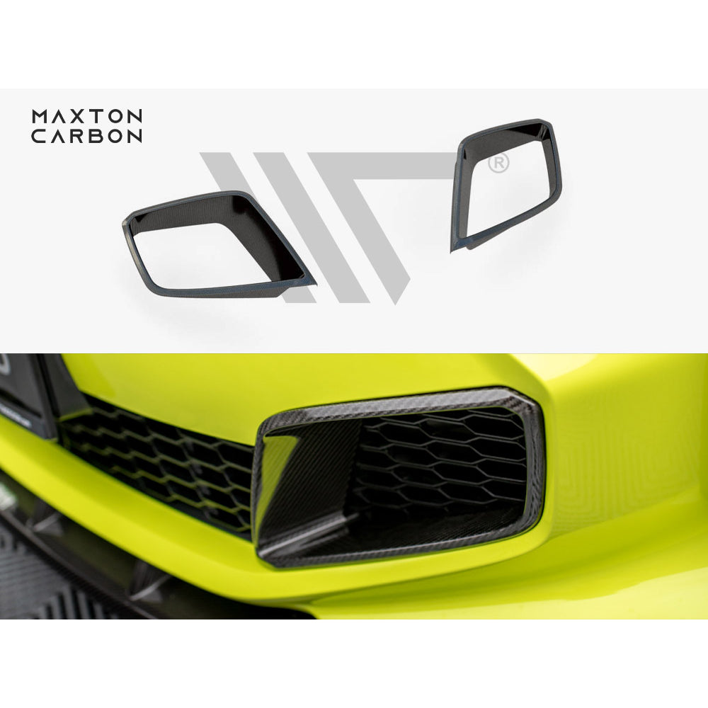 Maxton Design Carbon Fibre Front Bumper Side Vents - BMW M135i F40