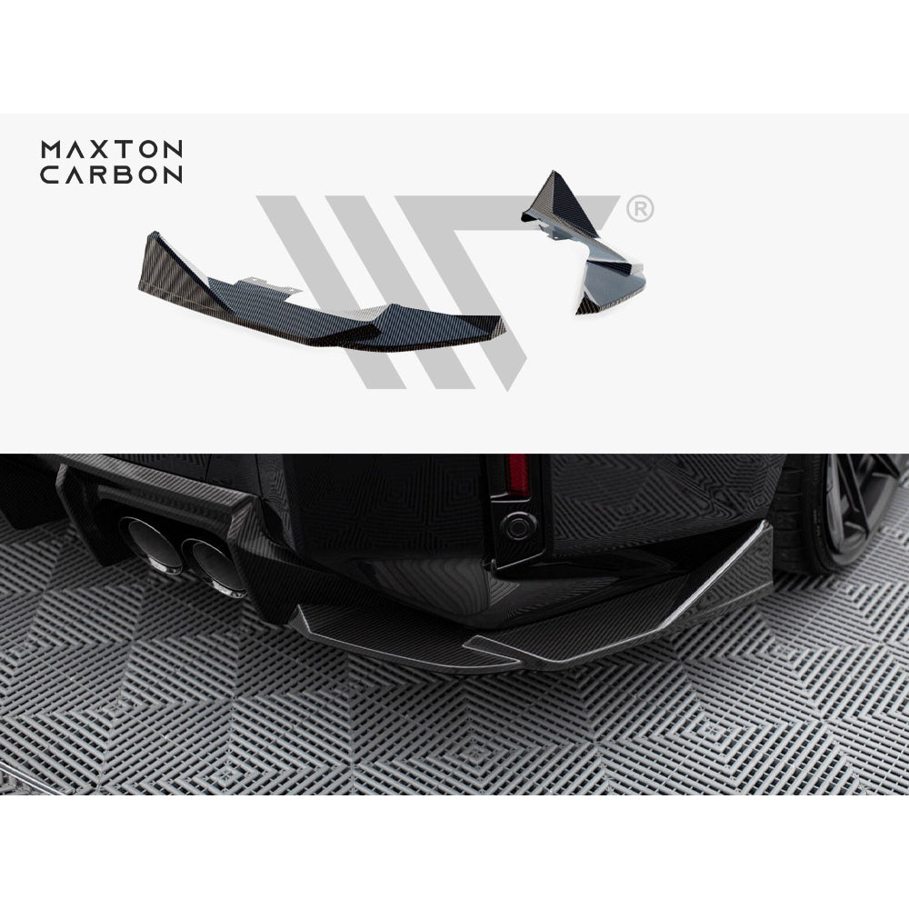 Maxton Design Carbon Fibre Rear Side Splitters - BMW M2 G87