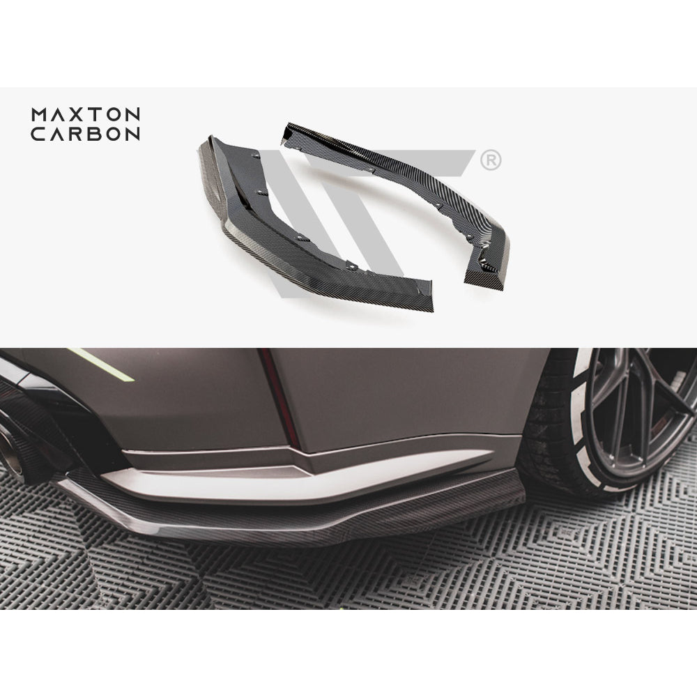 Maxton Design Carbon Fibre Rear Side Splitters - BMW M4 G82/G83