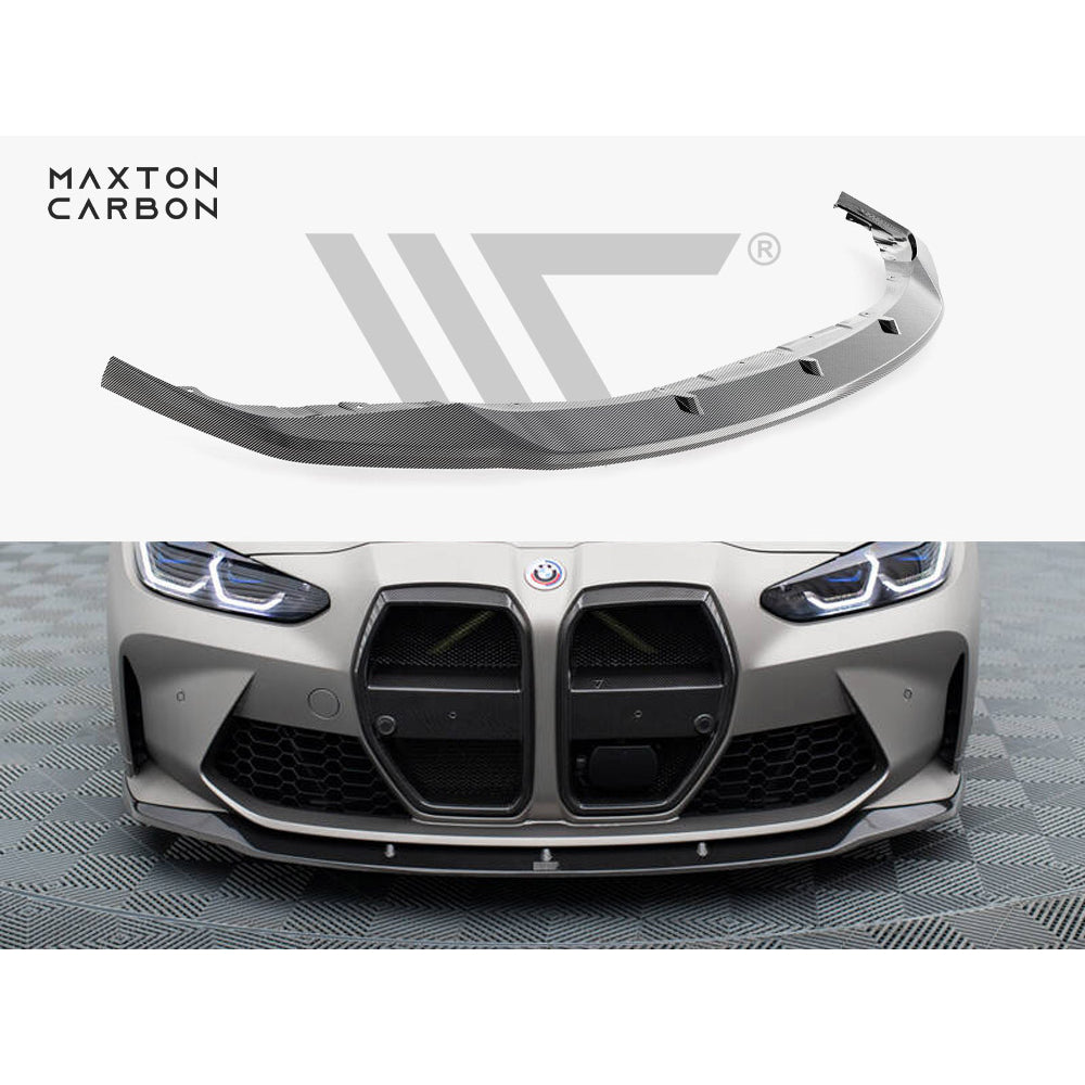 Maxton Design Carbon Fibre Front Splitter V3 - BMW M4 G82/G83