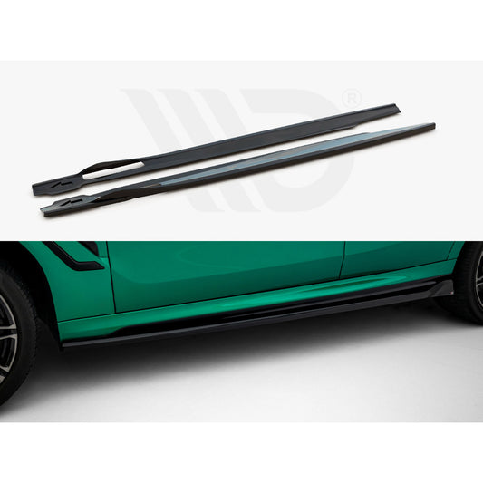 Maxton Design Street Plus Side Skirt Diffusers - BMW X6M F96 LCI