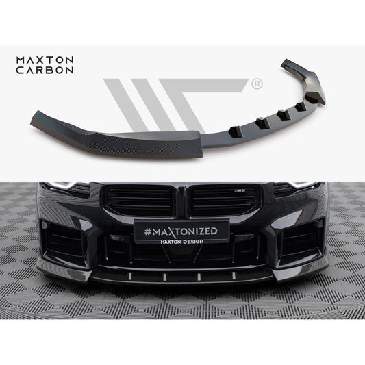 Maxton Design Carbon Fibre Front Splitter V2 - BMW M2 G87