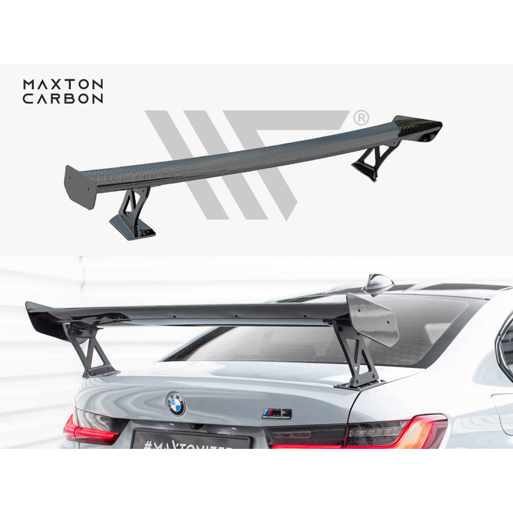 Maxton Design Carbon Fibre Spoiler (External Brackets) - BMW M340i G20 & M3 G80