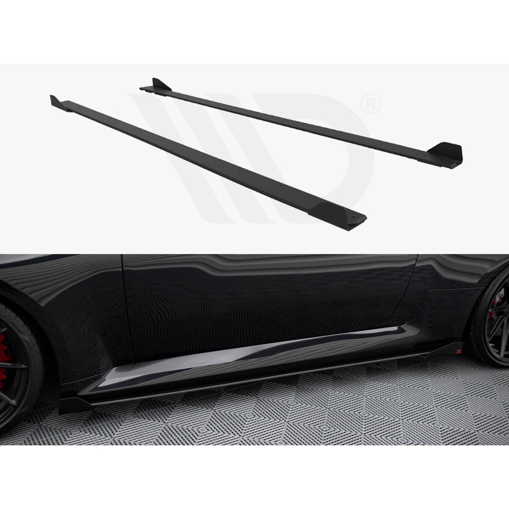 Difusores de faldones laterales Maxton Design Street Pro V1 + aletas - BMW M2 G87