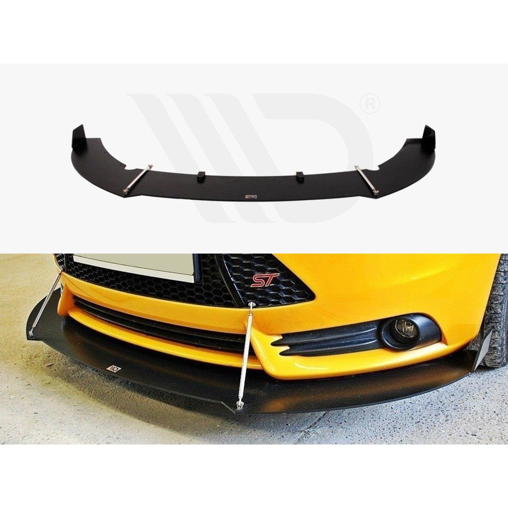 Maxton Design Racing Front Splitter V2 - Ford Focus ST Mk3 (ST250)