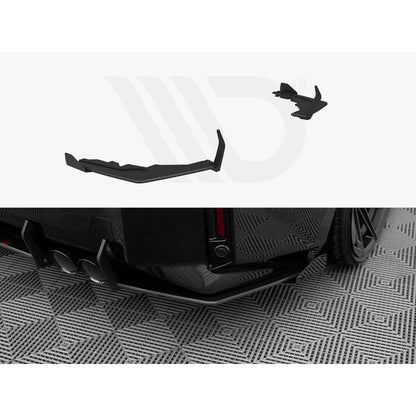 Maxton Design Street Pro Rear Side Splitters V1 + Flaps - BMW M2 G87