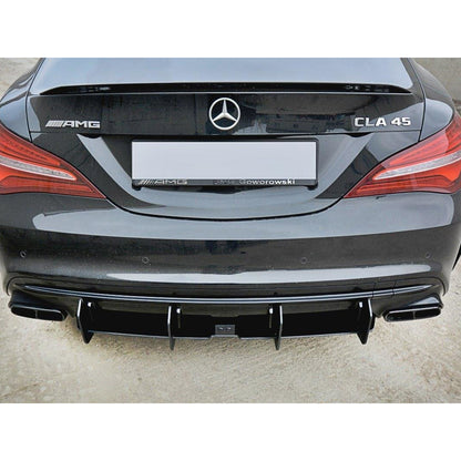 Maxton Design Racing Rear Diffuser V2 - Mercedes CLA45 AMG C117 Facelift