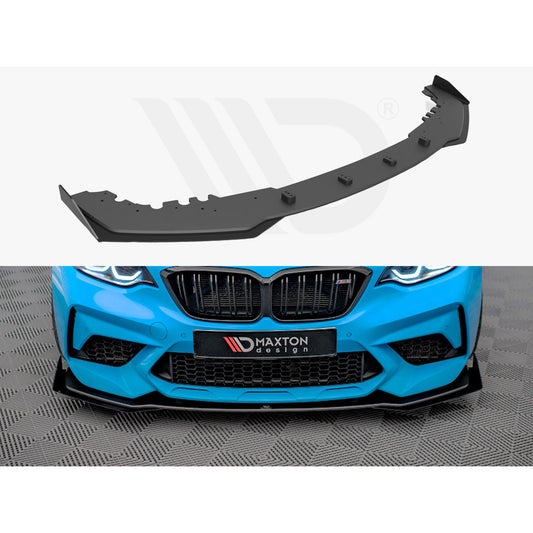 Maxton Design Street Pro Front Splitter + Flaps - BMW M2 Competition F87