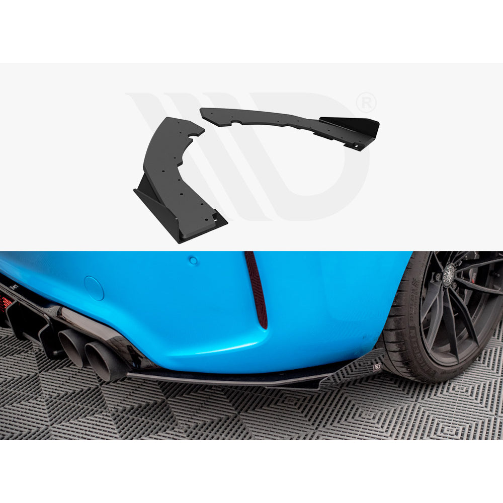 Maxton Design Street Pro Rear Side Splitters + Flaps - BMW M2 F87 (Inc. Competition)