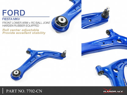 Hardrace Front Lower Arm & Roll Centre Ball Joint - Ford Fiesta Mk7 ST