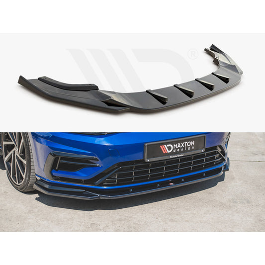 Maxton Design Street Plus Front Splitter V9 - VW Golf R Mk7.5