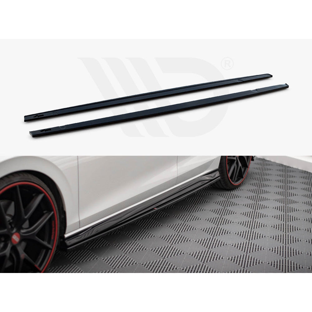 Maxton Design Street Plus Side Skirt Diffusers V4 - VW Golf GTI Mk8