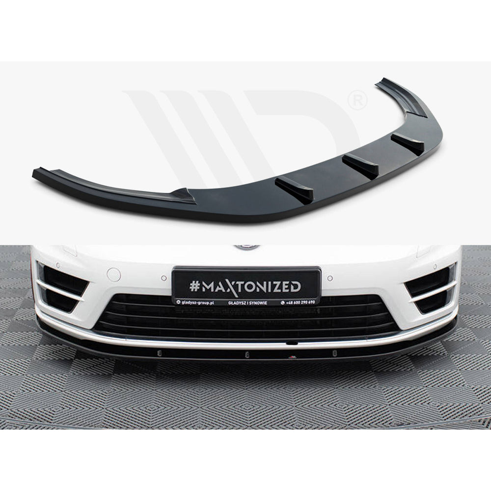 Maxton Design Street Plus Front Splitter V1 - VW Golf R Mk7