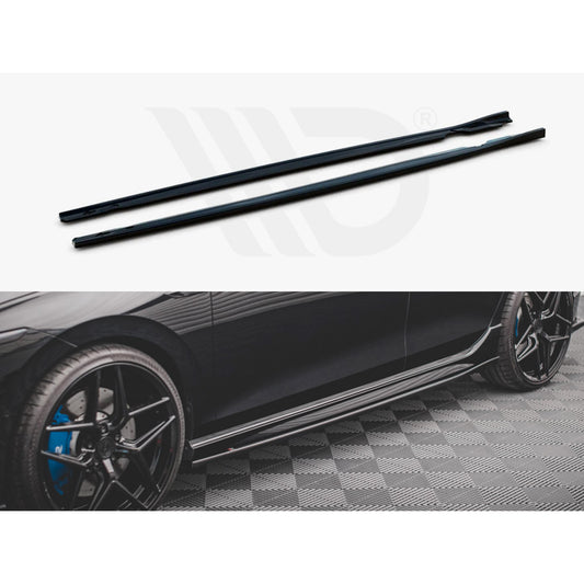 Maxton Design Street Plus Side Skirt Diffusers V2 - VW Golf R Mk8